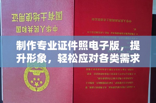 覃塘制作专业证件照电子版，提升形象，轻松应对各类需求