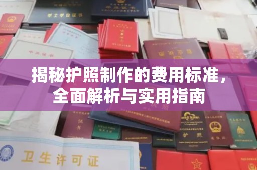 覃塘揭秘护照制作的费用标准，全面解析与实用指南