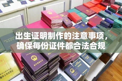 覃塘出生证明制作的注意事项，确保每份证件都合法合规